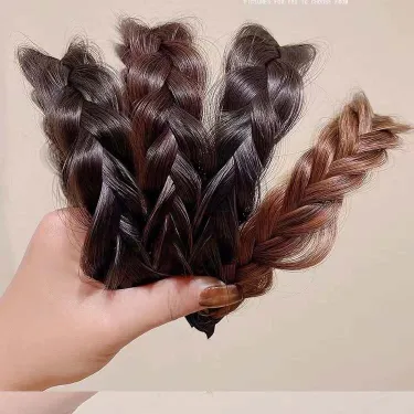 Women's fashion Wig Head Twist Braid Band